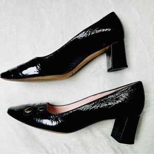 Kate Spade Glossy Black Heels